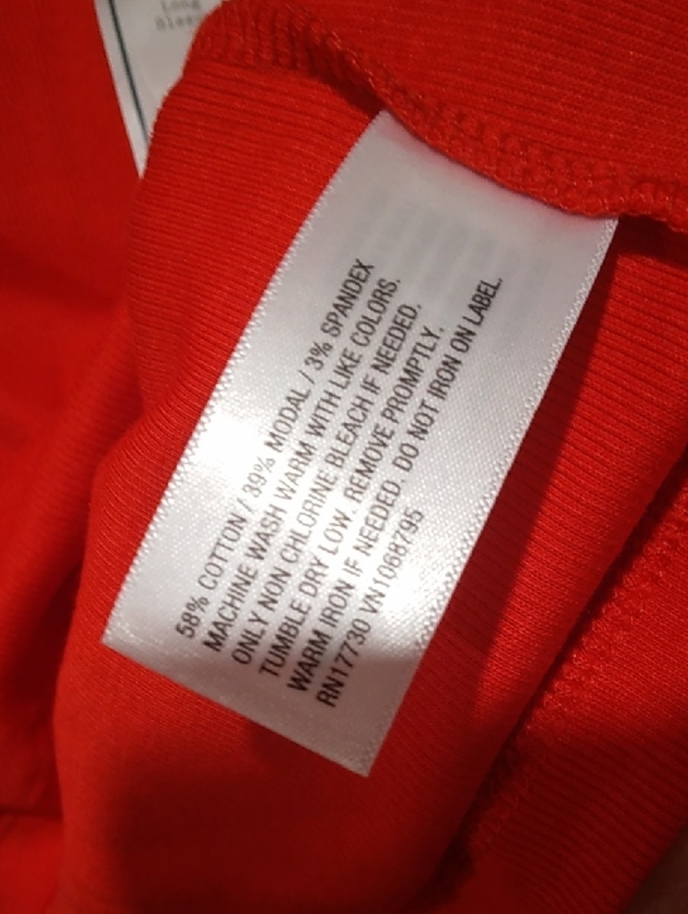 Women's a new day Crew Neck Long Sleeve Ribbed Tee - Picture 6 of 8